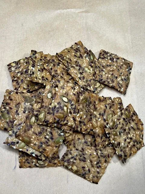 Mette is Baking Nordic crackers