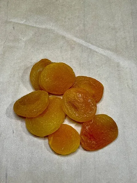 Dried apricots