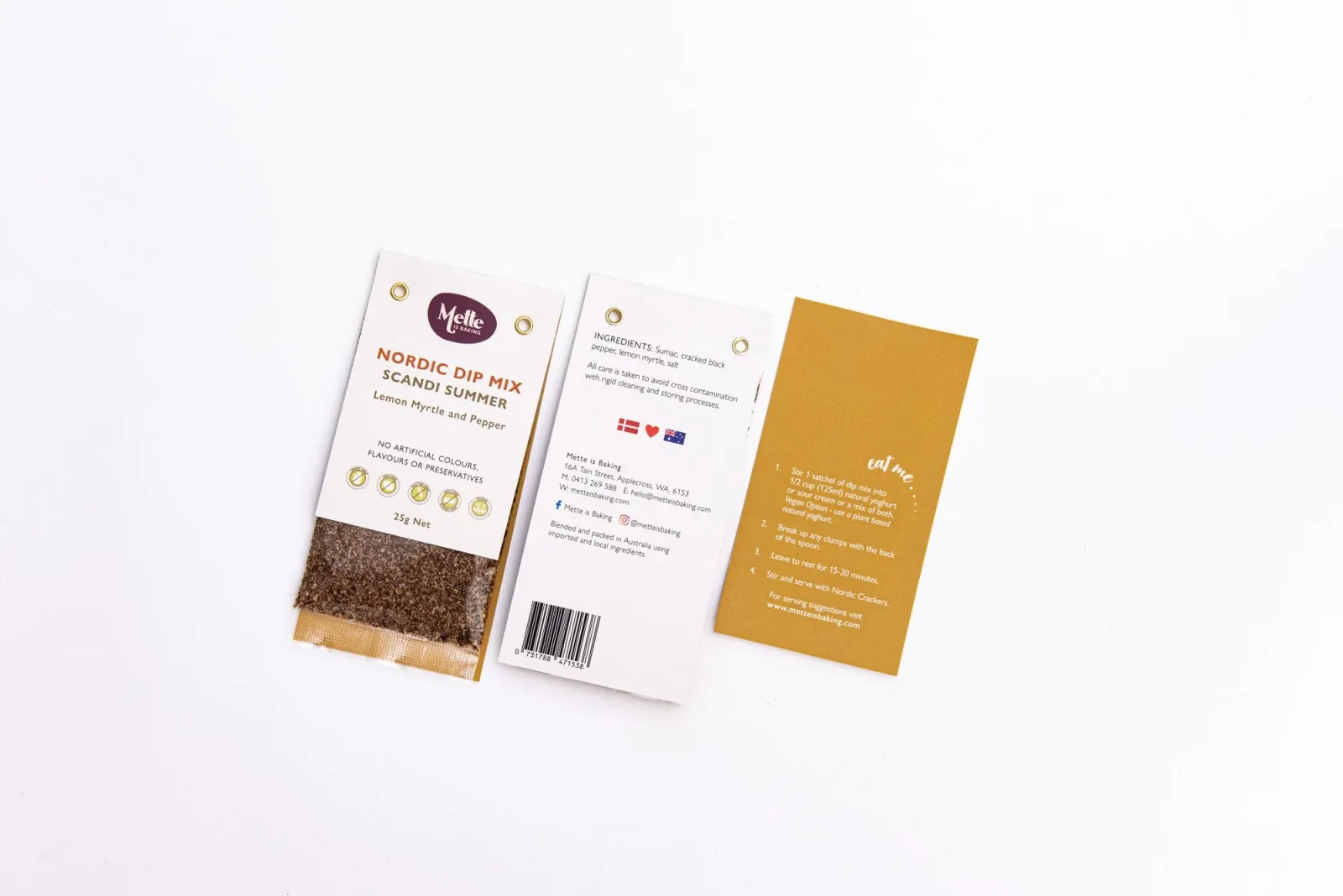 Mette is Baking Nordic dip mix Scandi Summer sachet